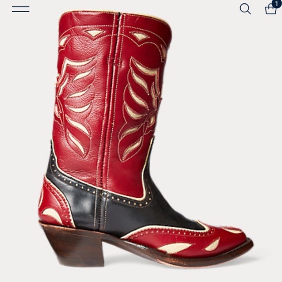 RRL Cowboy boots - Picture 1 of 16